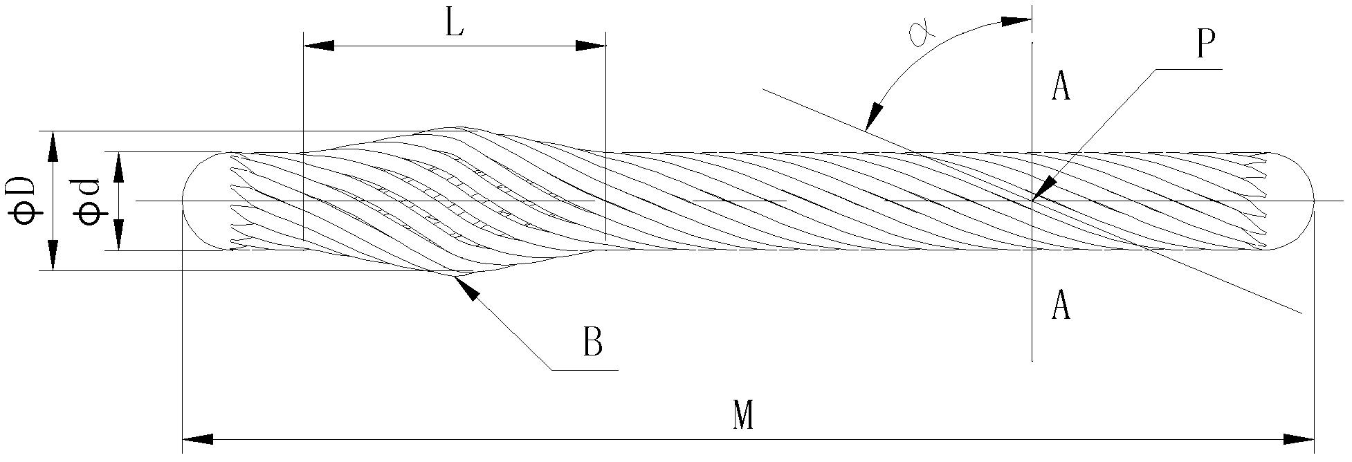 Electric connector with wire-stranding elastic contact pin