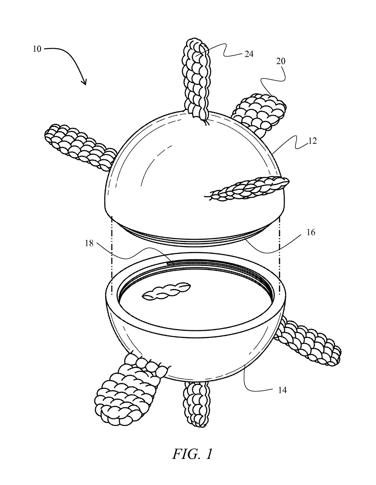 Multi-lobed cooled teething device