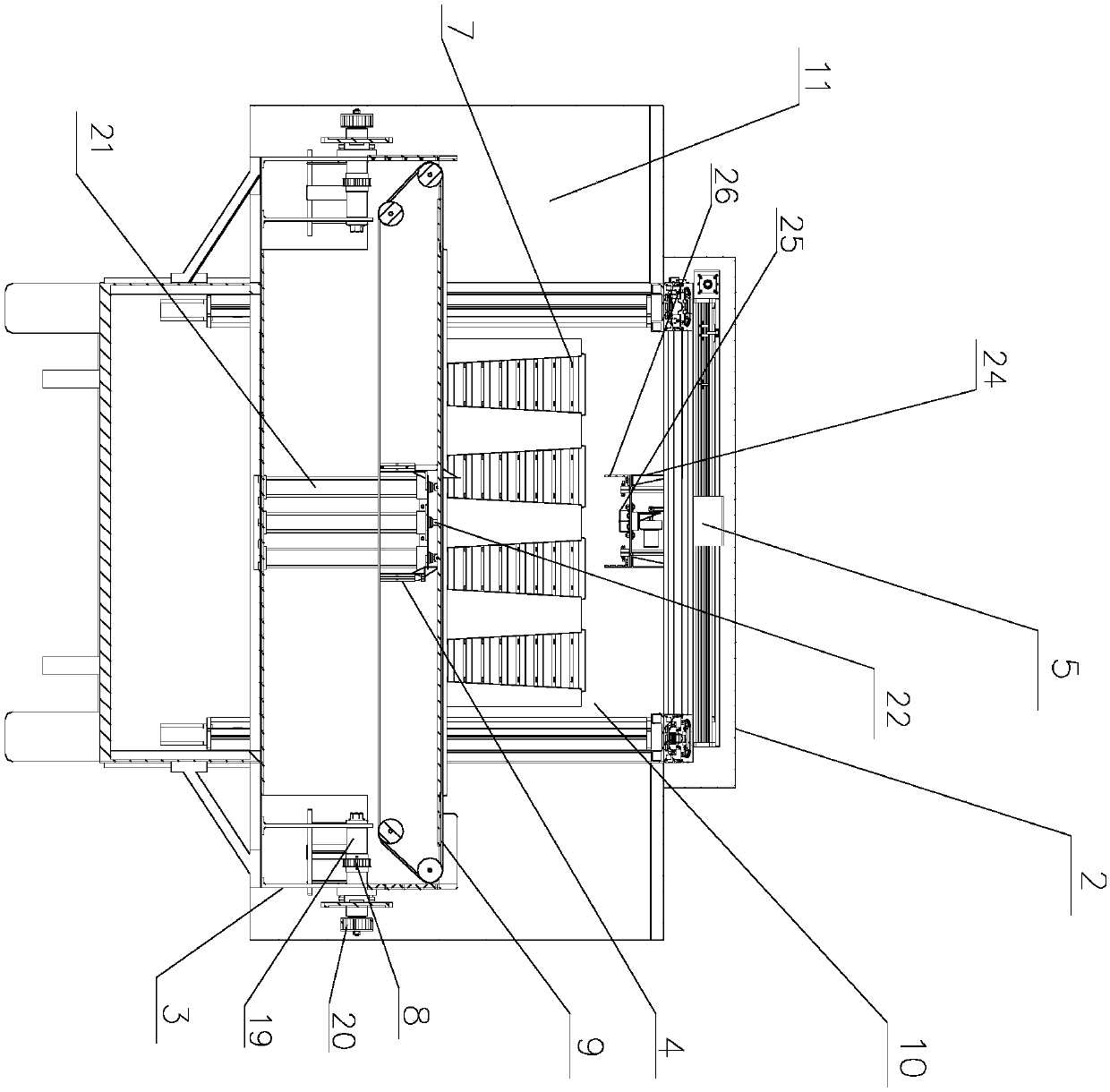 Automatic arranging and retrieving vehicle for foldable cones