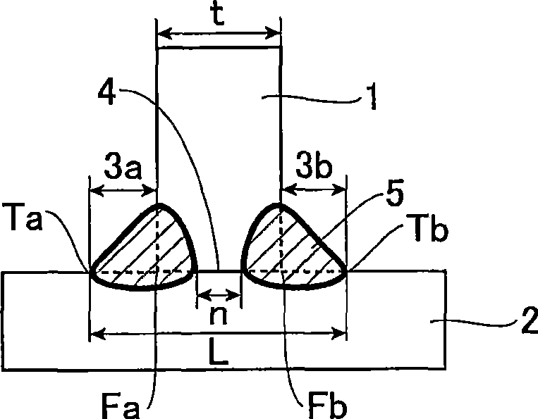 Welded structure excellent in brittle-cracking propagation stopping characteristics