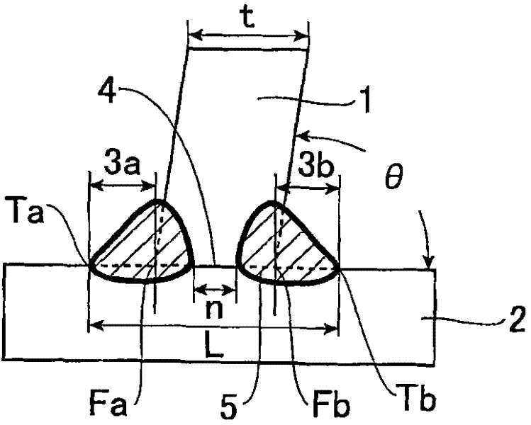 Welded structure excellent in brittle-cracking propagation stopping characteristics