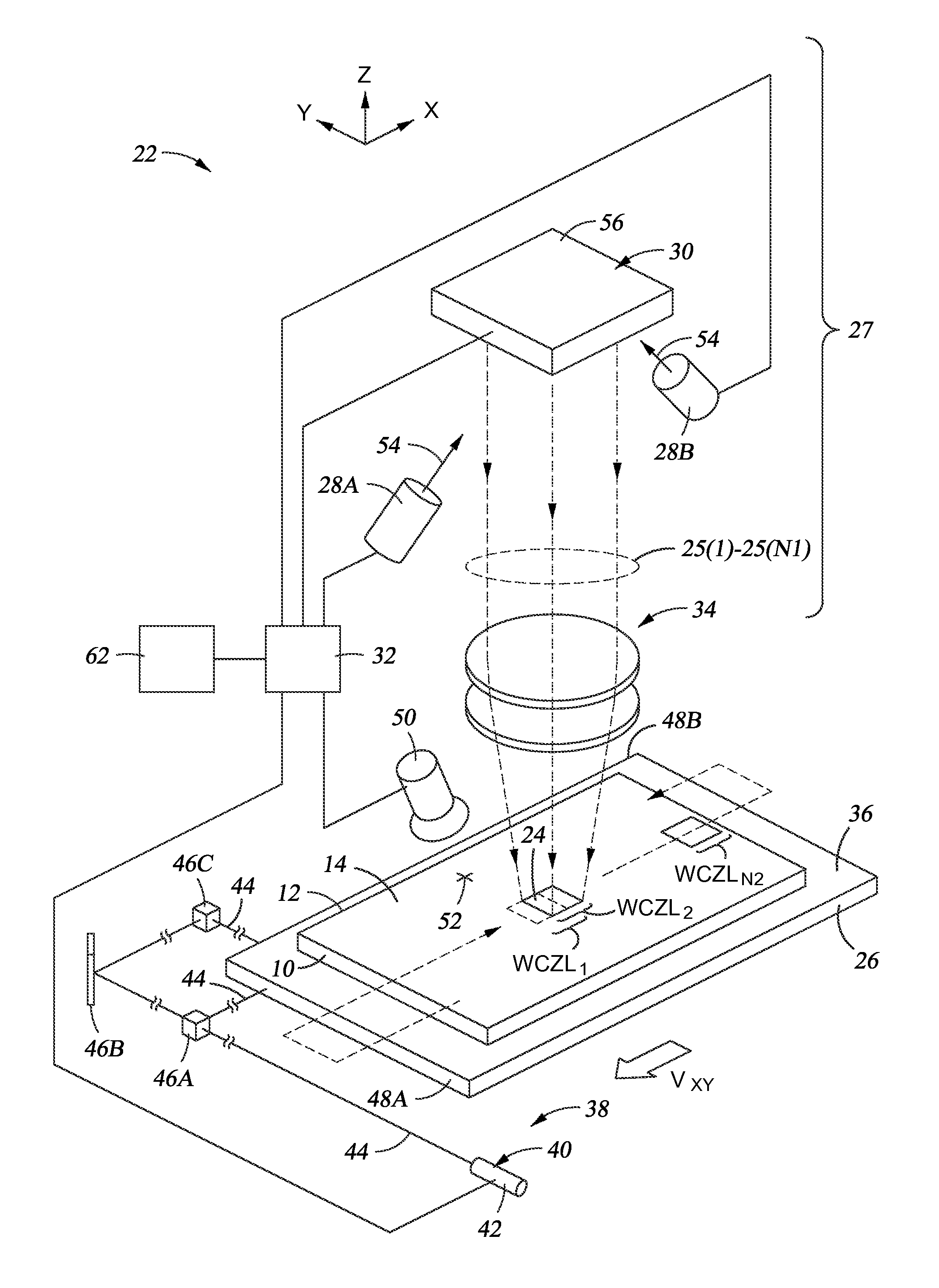 Pattern generators employing processors to vary delivery dose of writing beams according to photoresist thickness, and associated methods