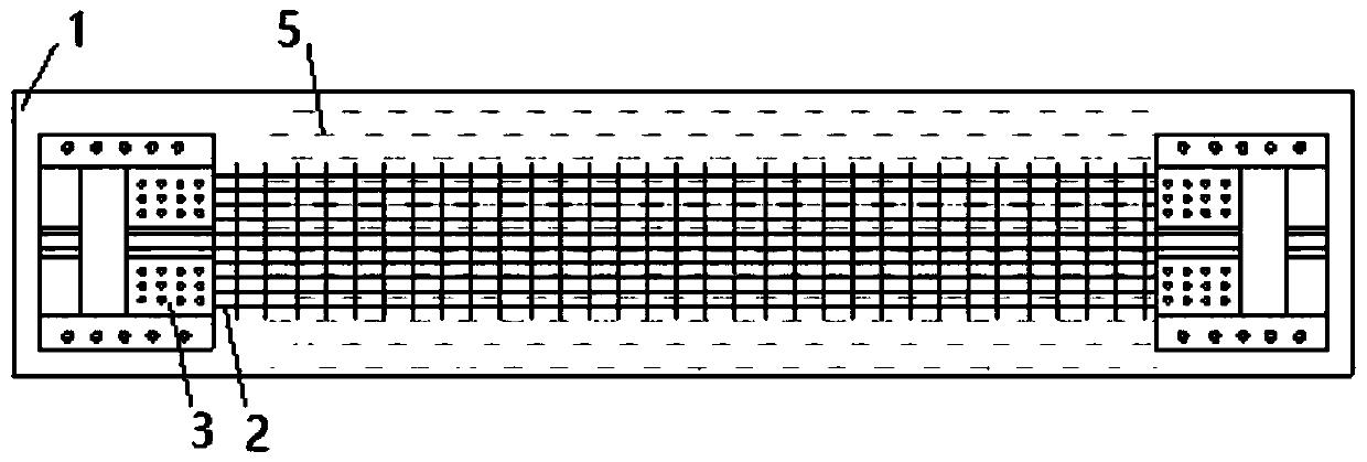 Rapid prestress FRP grid reinforcing method