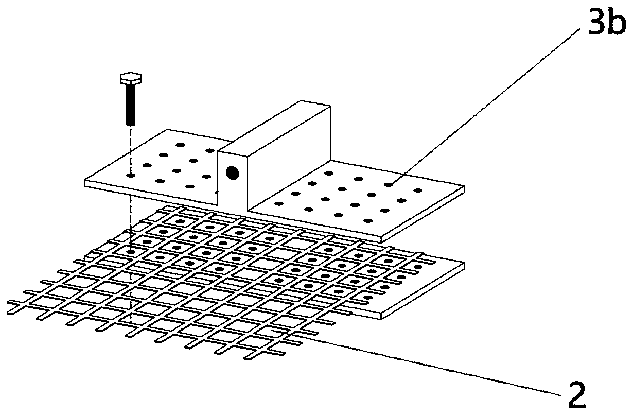 Rapid prestress FRP grid reinforcing method