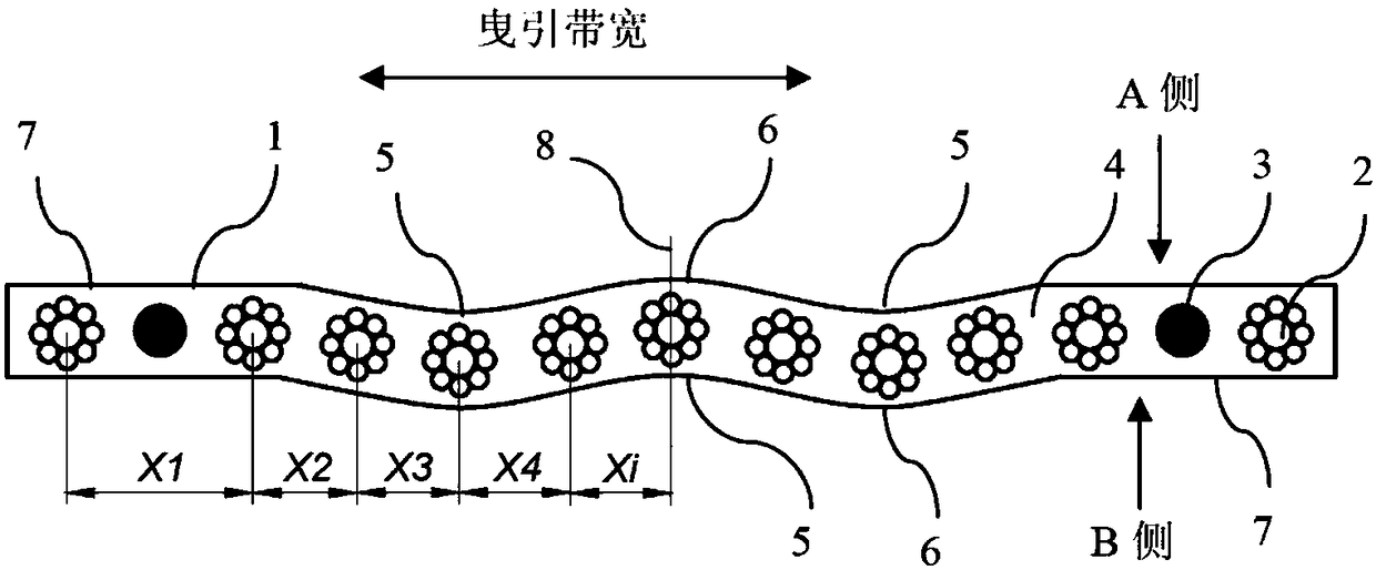 Traction belt and belt wheel of elevator system, and elevator adopting traction belt and belt wheel