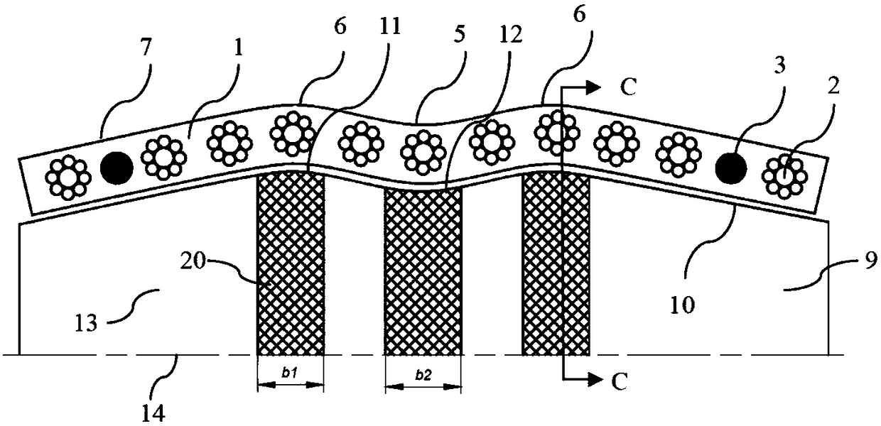 Traction belt and belt wheel of elevator system, and elevator adopting traction belt and belt wheel