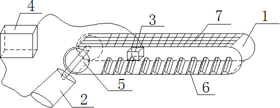 Novel straw conveying device