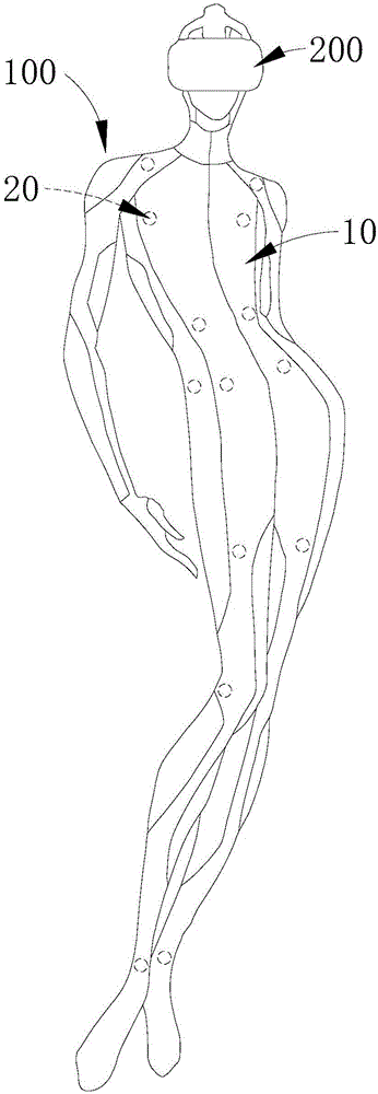 Somatic sensation simulation device having cold touch, and somatic sensation simulation system