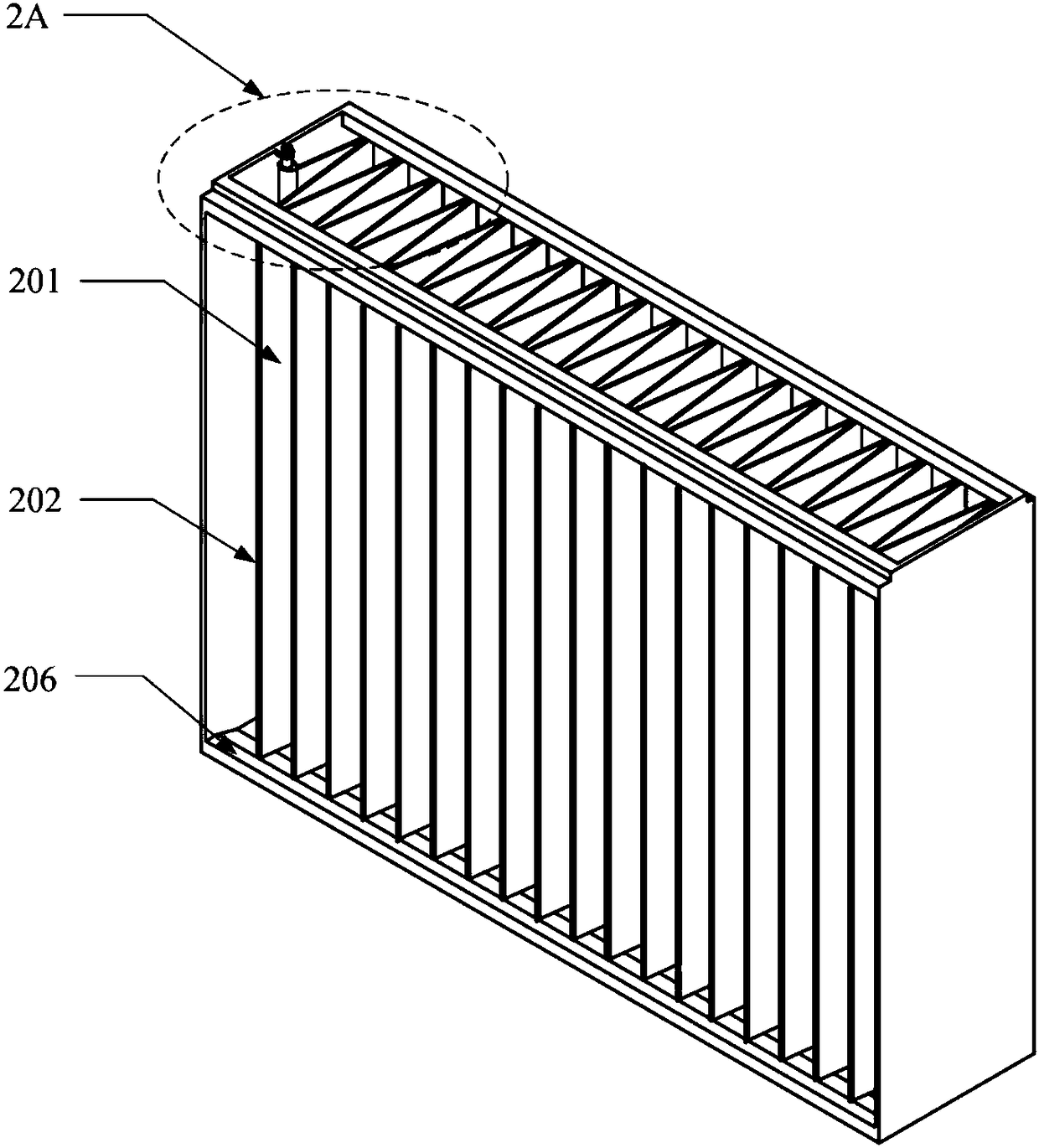 A low-voltage electrostatic dust removal module and air purification device