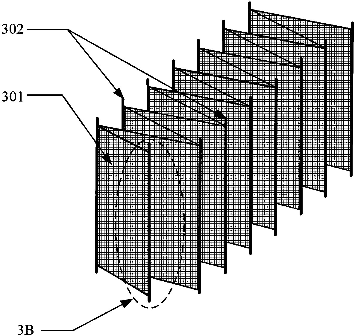 A low-voltage electrostatic dust removal module and air purification device