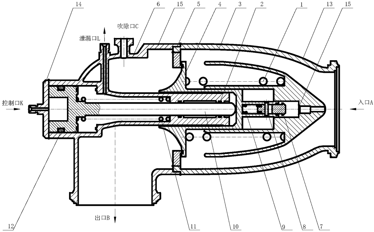 Ultralow-temperature piston actuating type high-pressure valve with buffer function