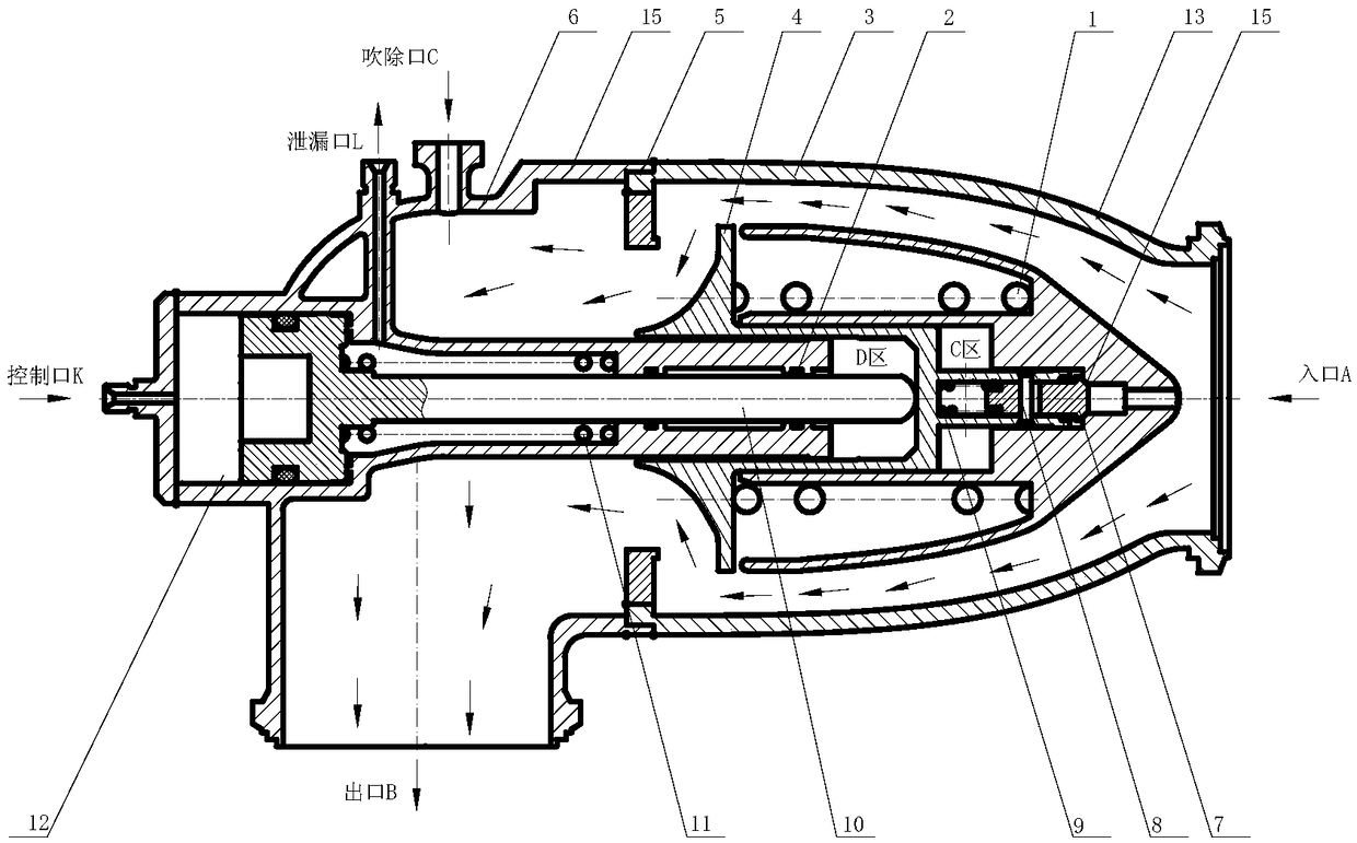 Ultralow-temperature piston actuating type high-pressure valve with buffer function