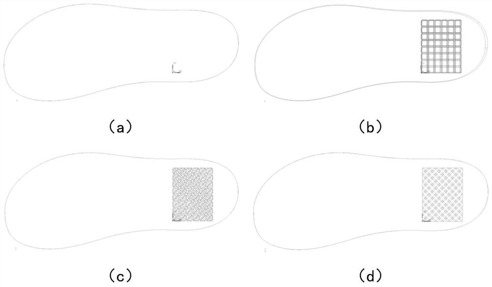 Multi-cell structure sole vibration energy transfer evaluation method