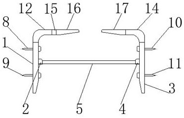 A soil filling stop device for rotary excavation of pile holes