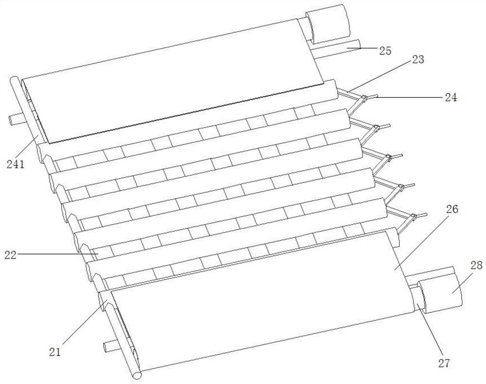 Gravel classifying and screening machine and gravel classifying and screening construction process