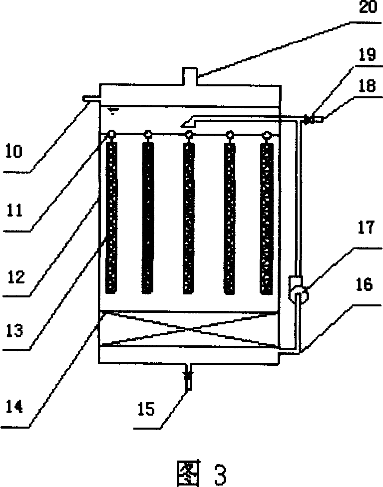 Sludge phase-splitting slaking method of water treatment plant