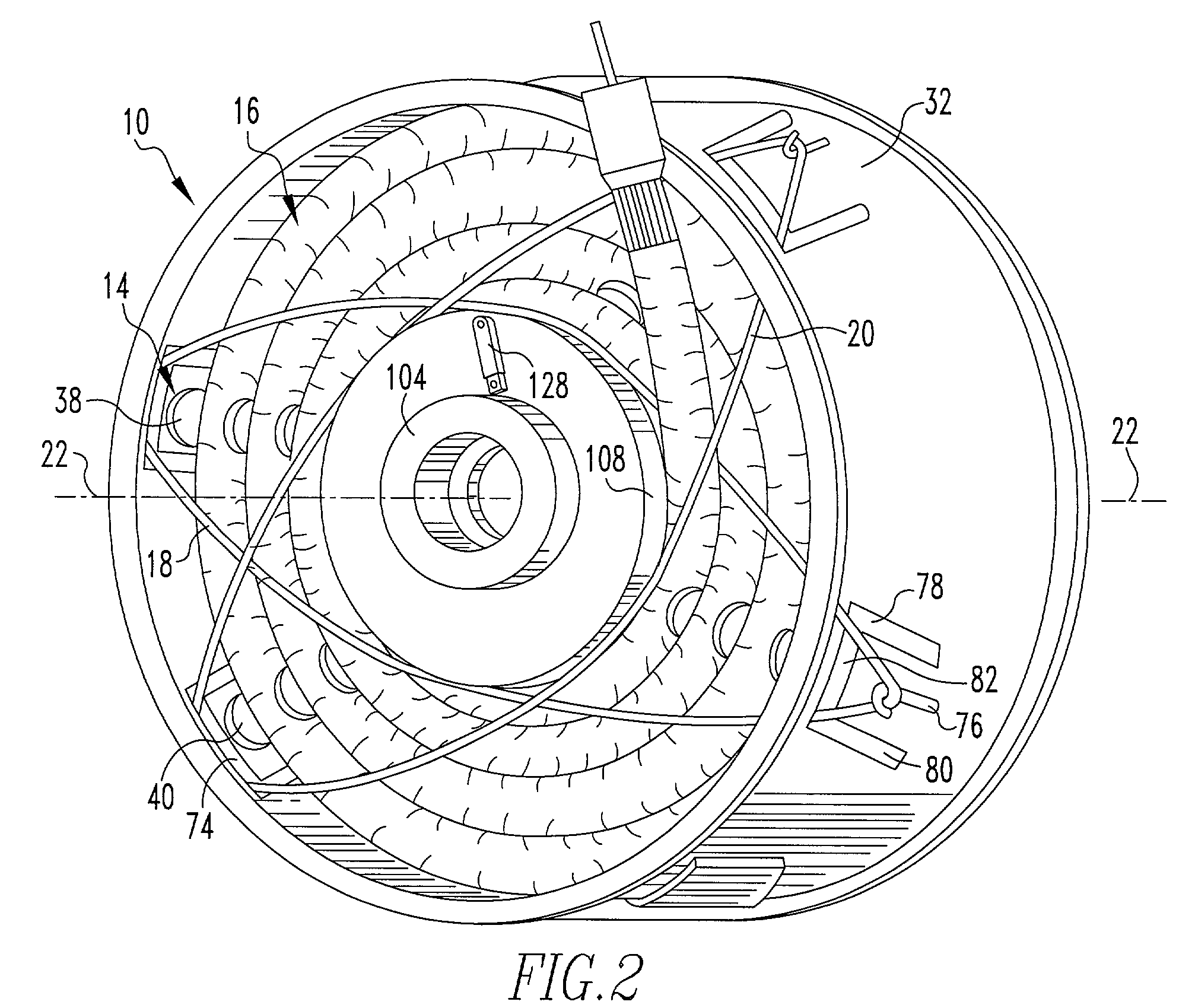 Torpedo mounted dispenser incorporating a shock mount bumper