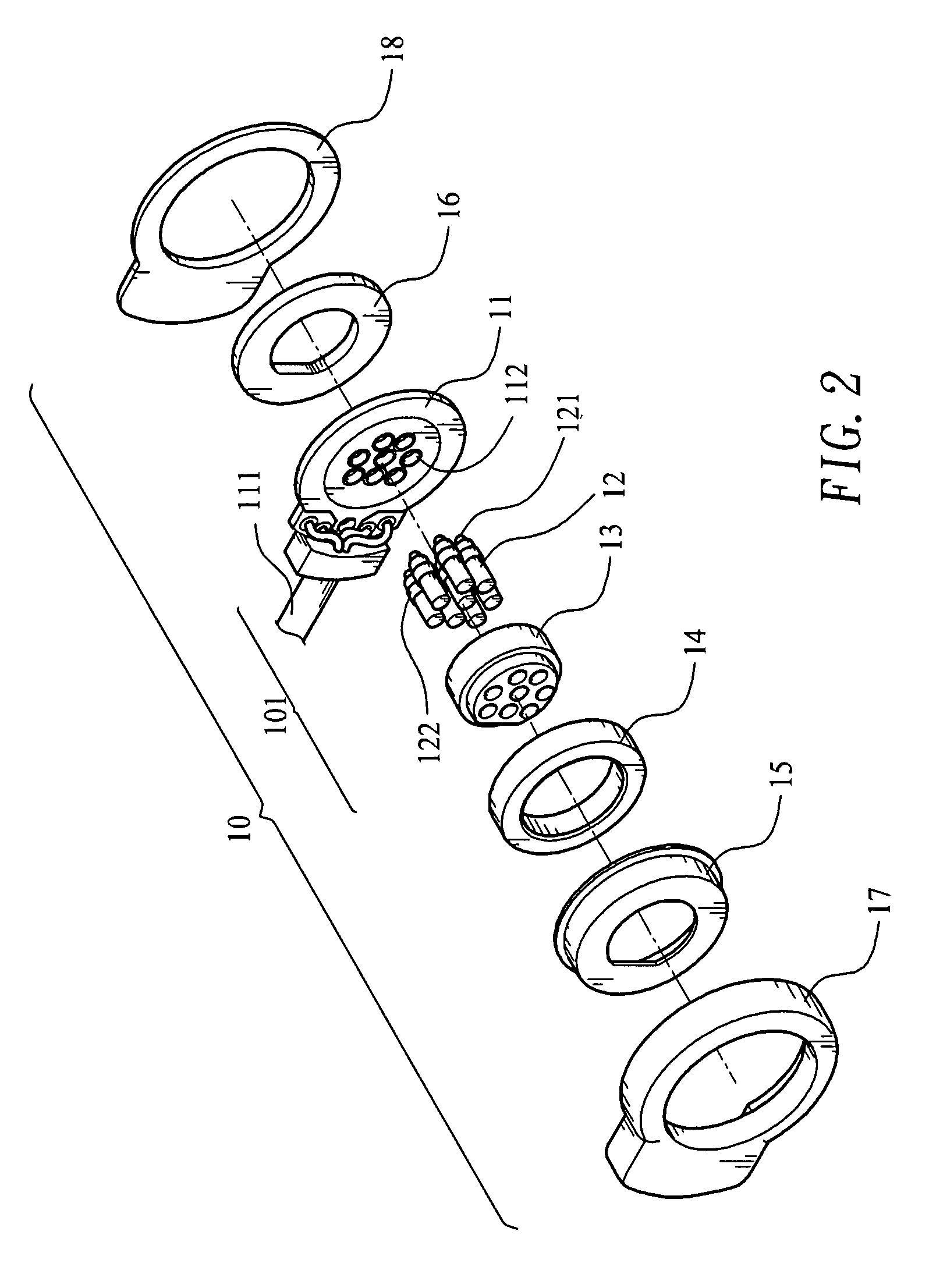 Electrical signal transmission connector assembly with magnetically connected receptacle and plug