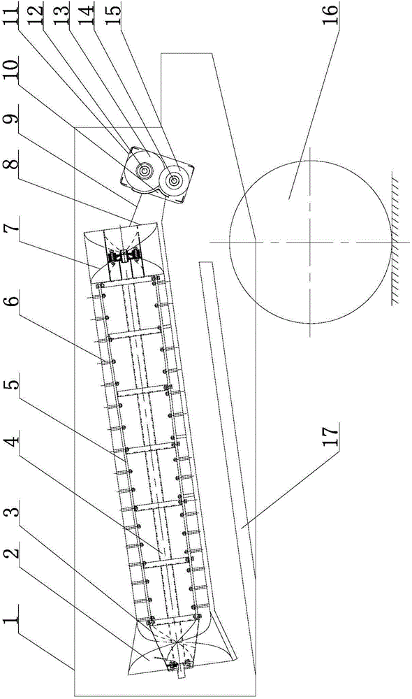 Grain combine harvester