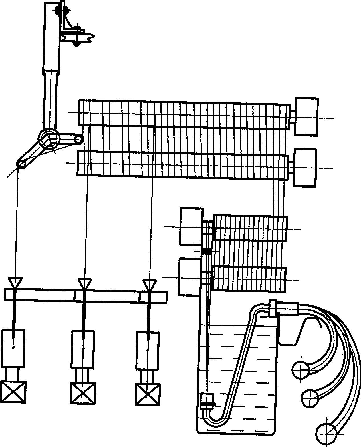 Semi-continuous centrifugal spinning process