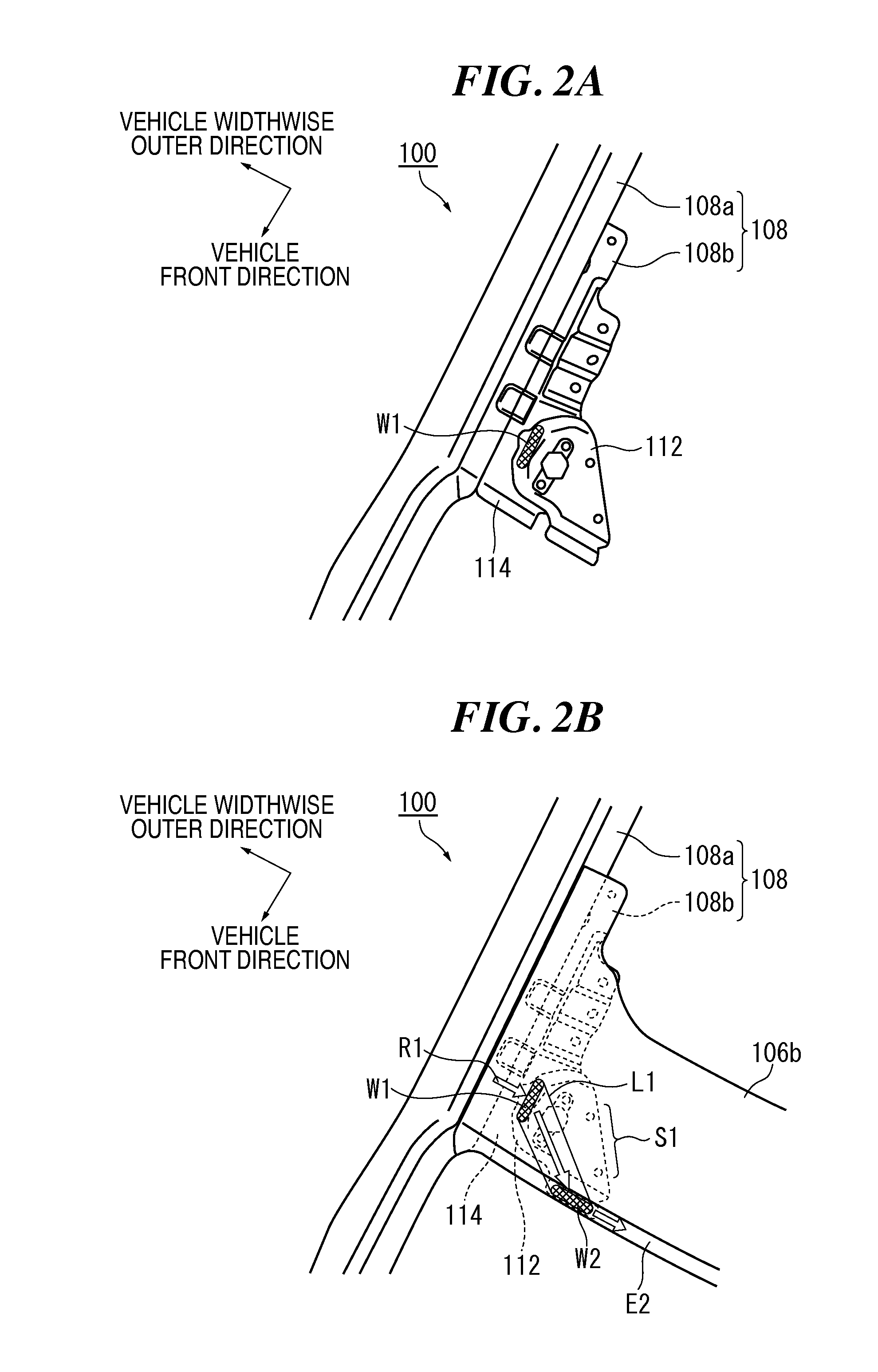 Vehicle reinforcing structure