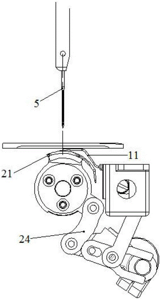 Thread cutting device of sewing machine