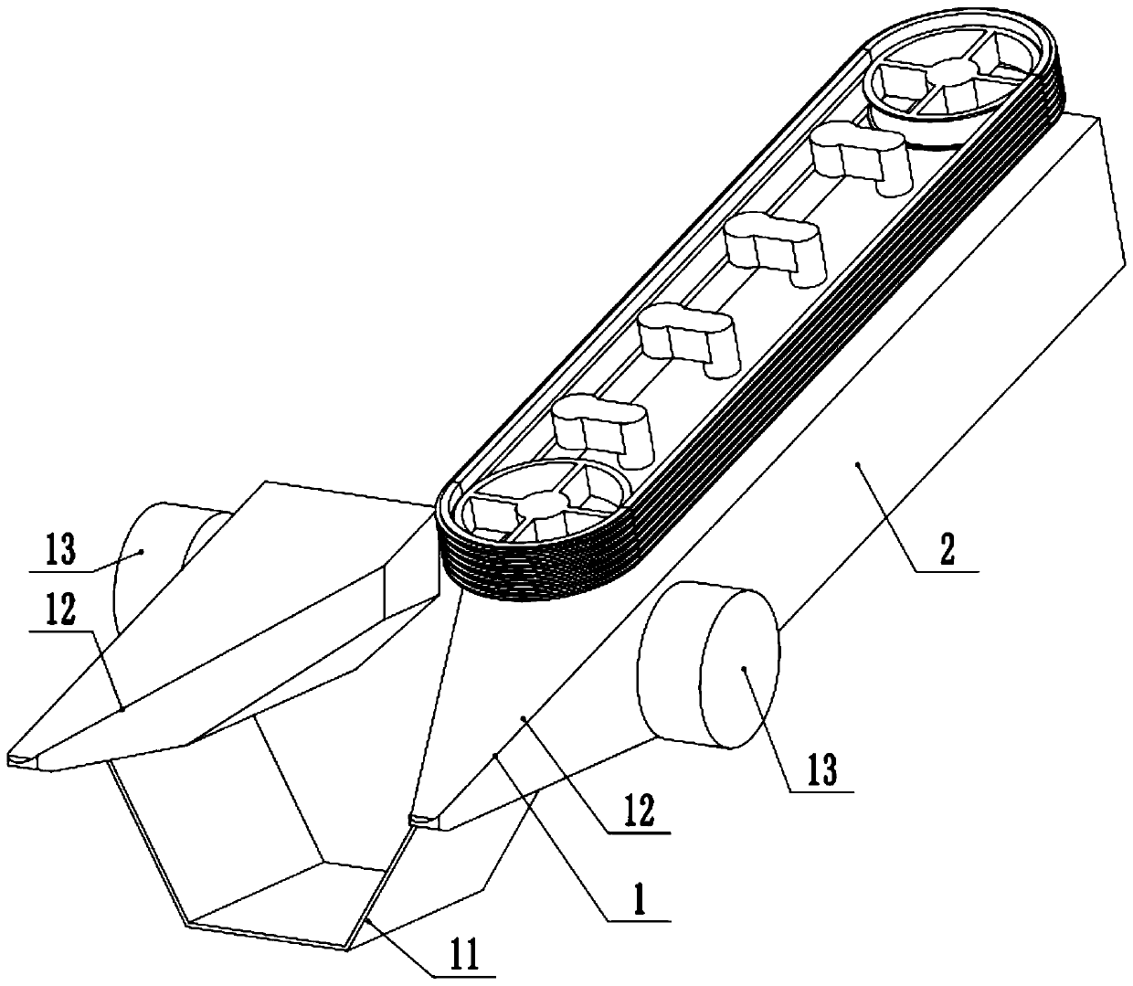 Harvester cutter head for harvesting peanuts with seedlings