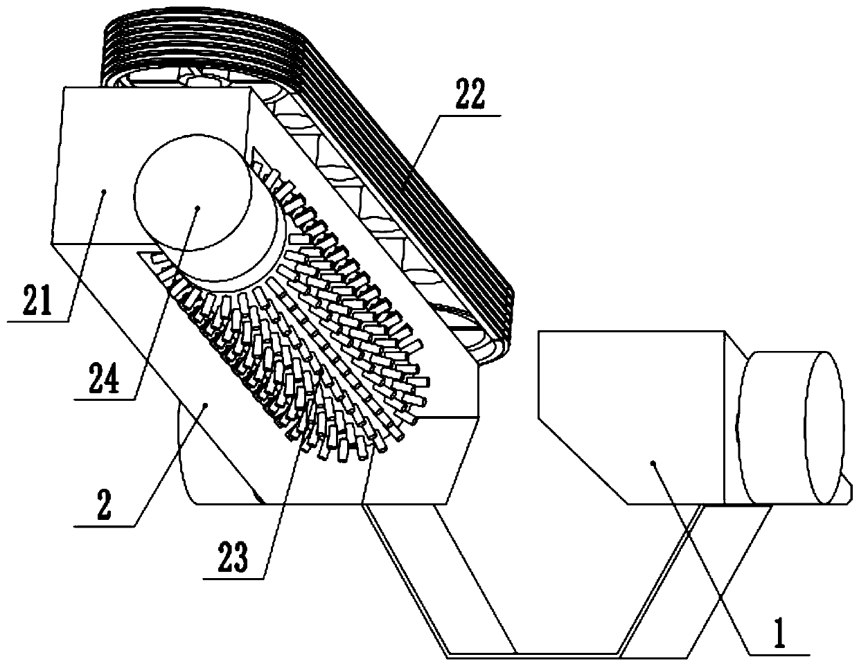 Harvester cutter head for harvesting peanuts with seedlings