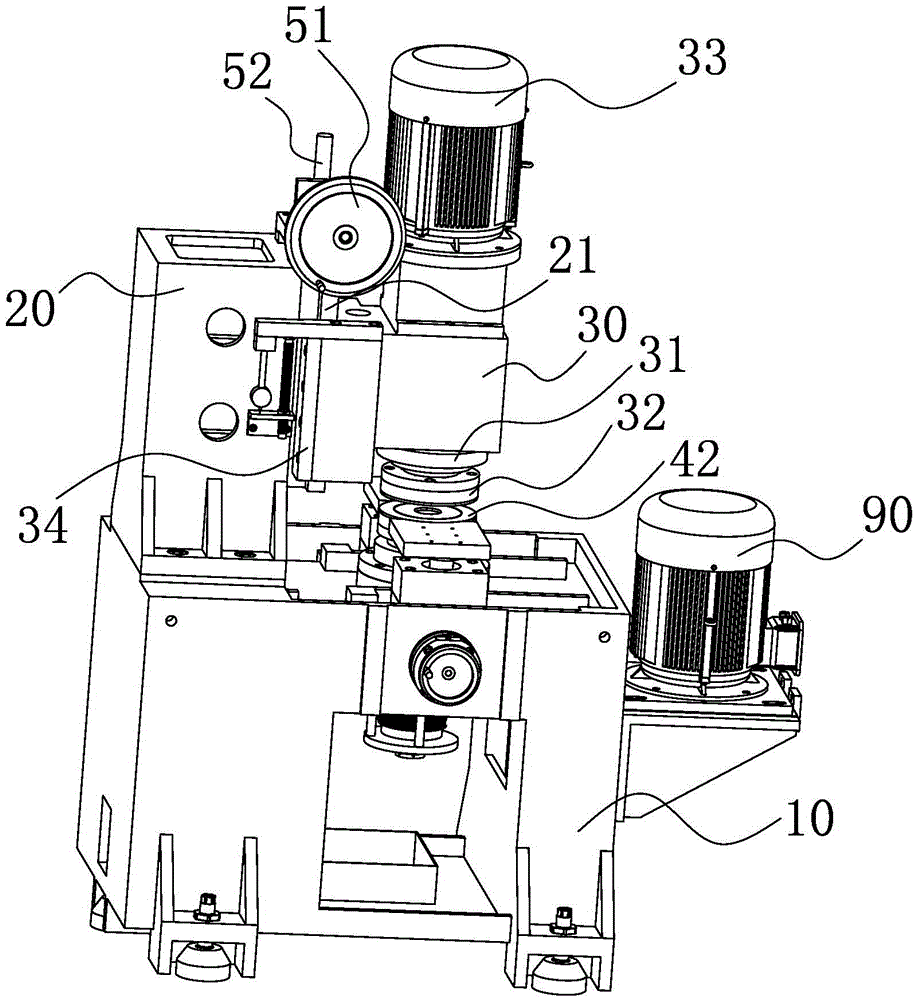 Cooling system of vertical end surface grinding machine