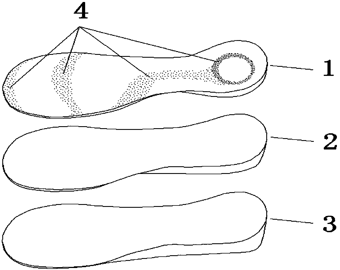 A kind of personalized 3D printing insole and its manufacturing method