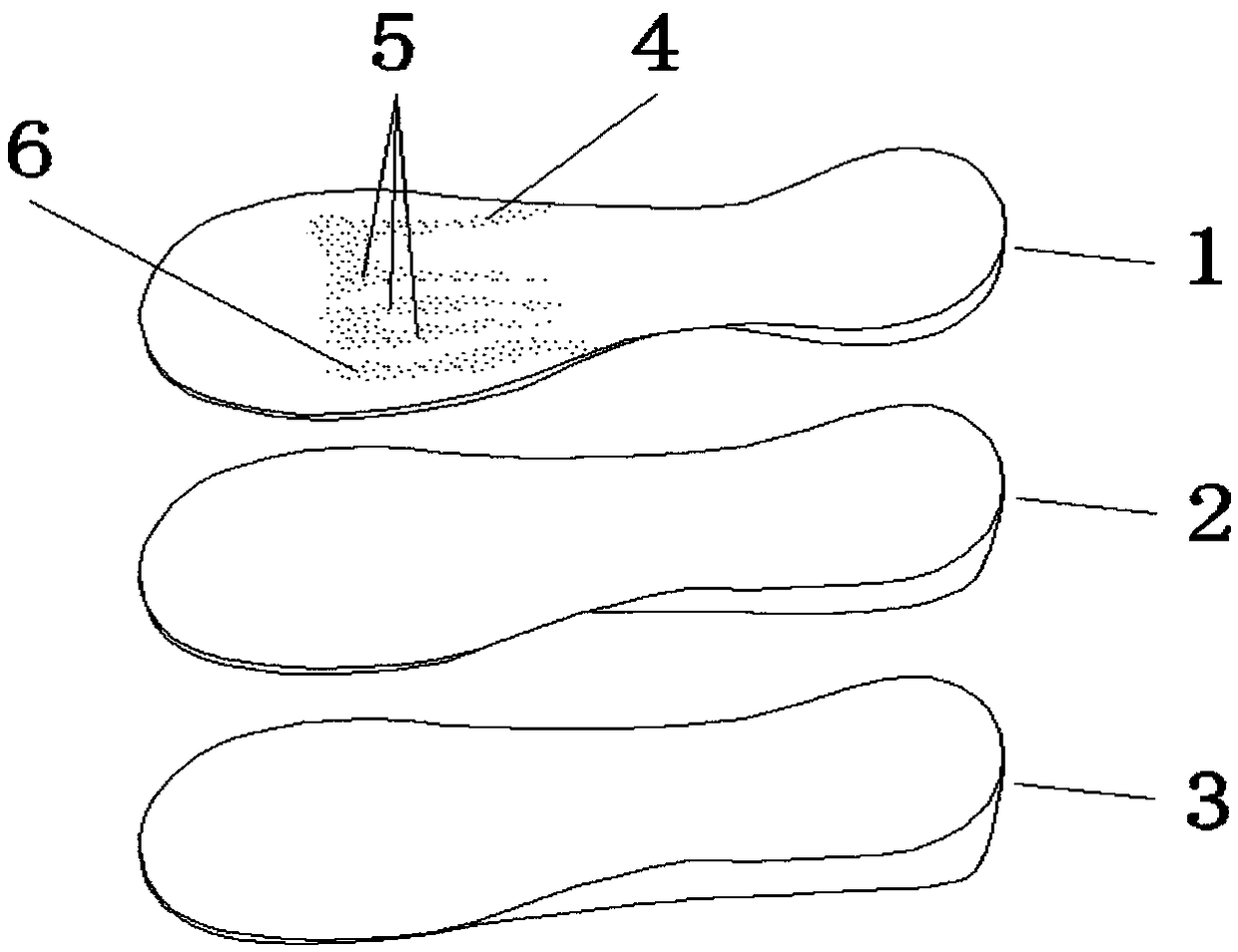 A kind of personalized 3D printing insole and its manufacturing method