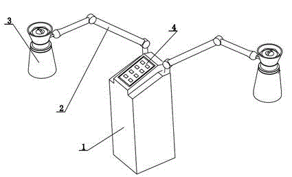 Light-medicine integrated moxibustion therapy apparatus