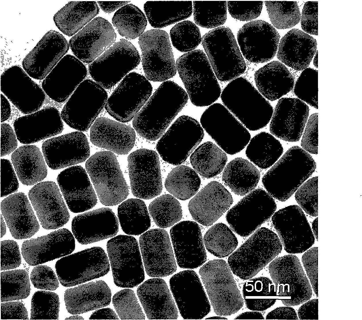 Process for producing golden nano stick with short length-diameter ratio