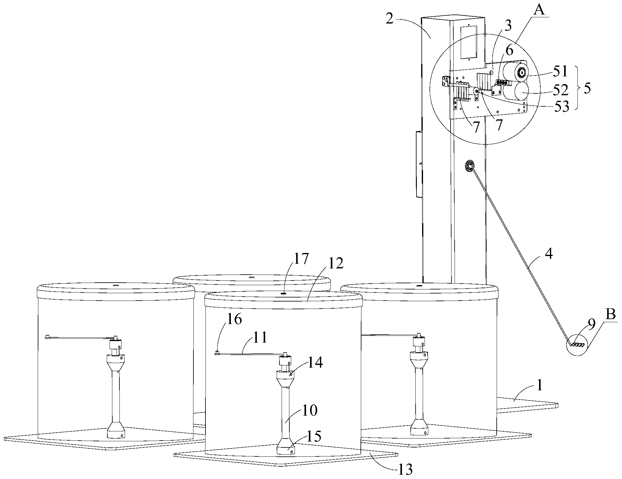 Automatic multi-wire feeder