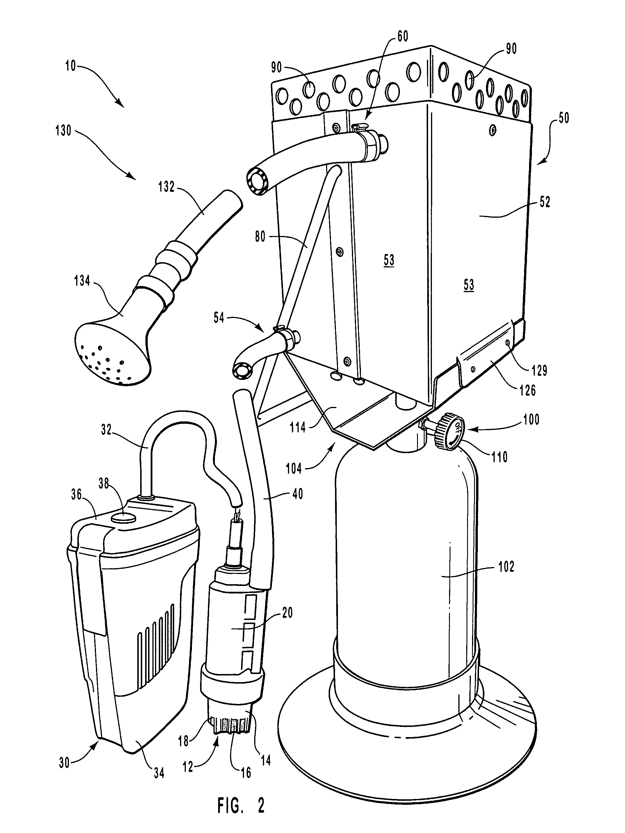 Portable water heater