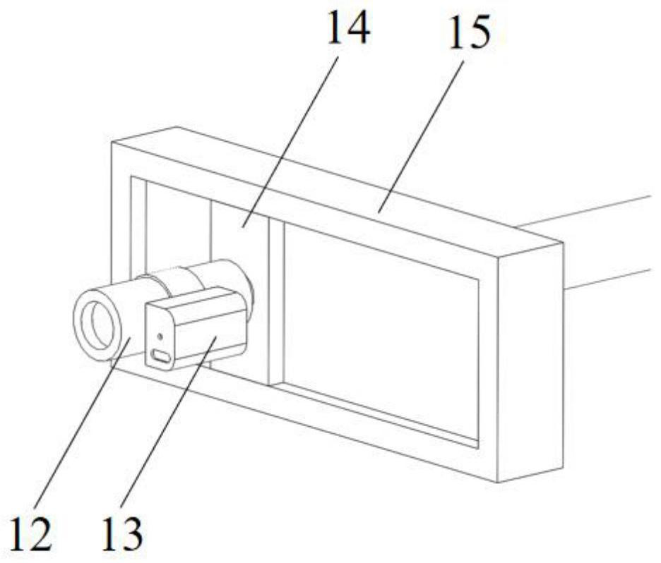 Device and method for detecting internal defects of building material based on magnetic particles