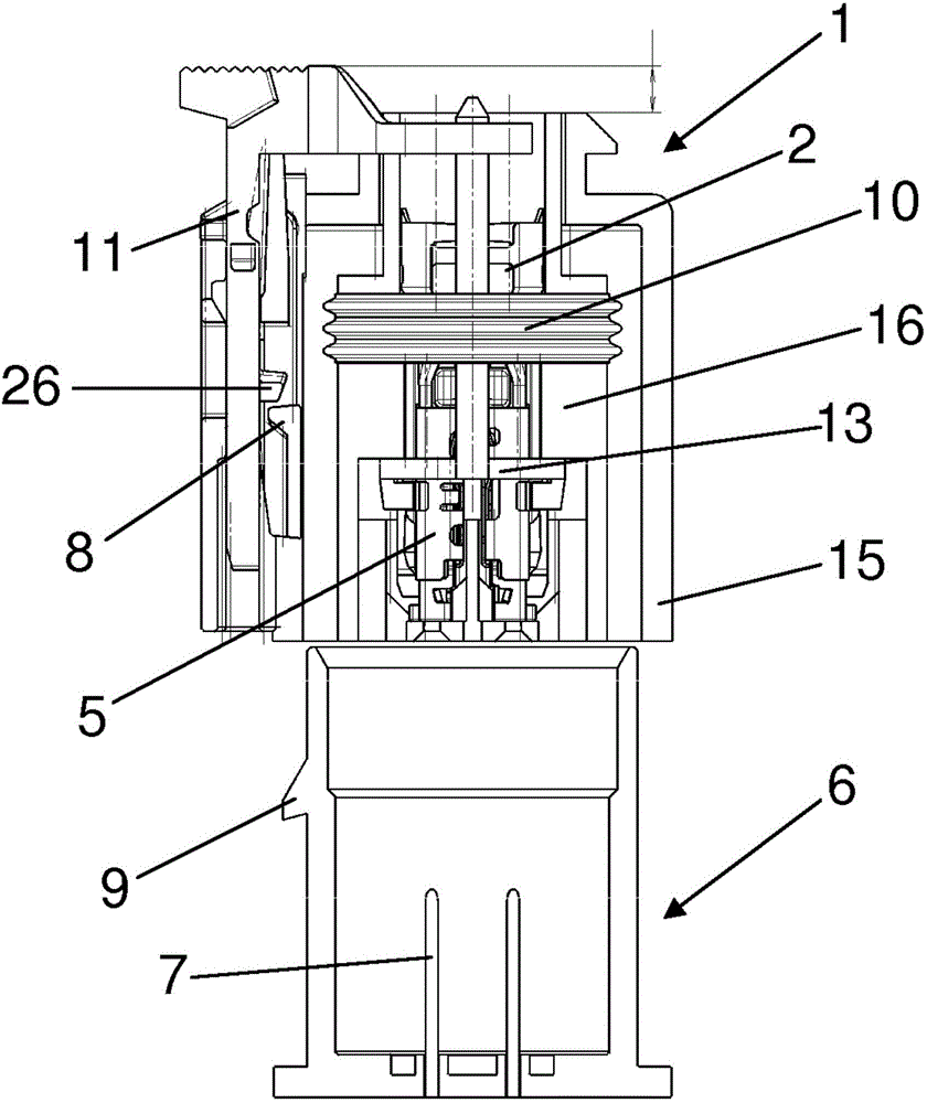 Electrical zero-force plug connector