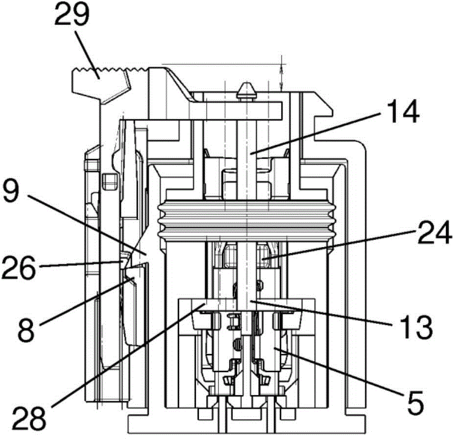 Electrical zero-force plug connector