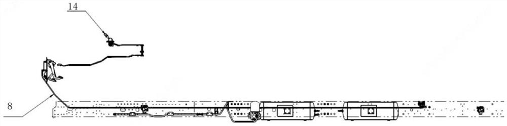 Air pressure braking system of heavy-duty truck