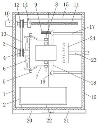 Spraying equipment for metal accessories of stamped pieces of refrigerators