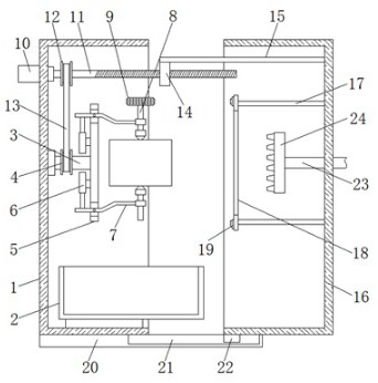 Spraying equipment for metal accessories of stamped pieces of refrigerators