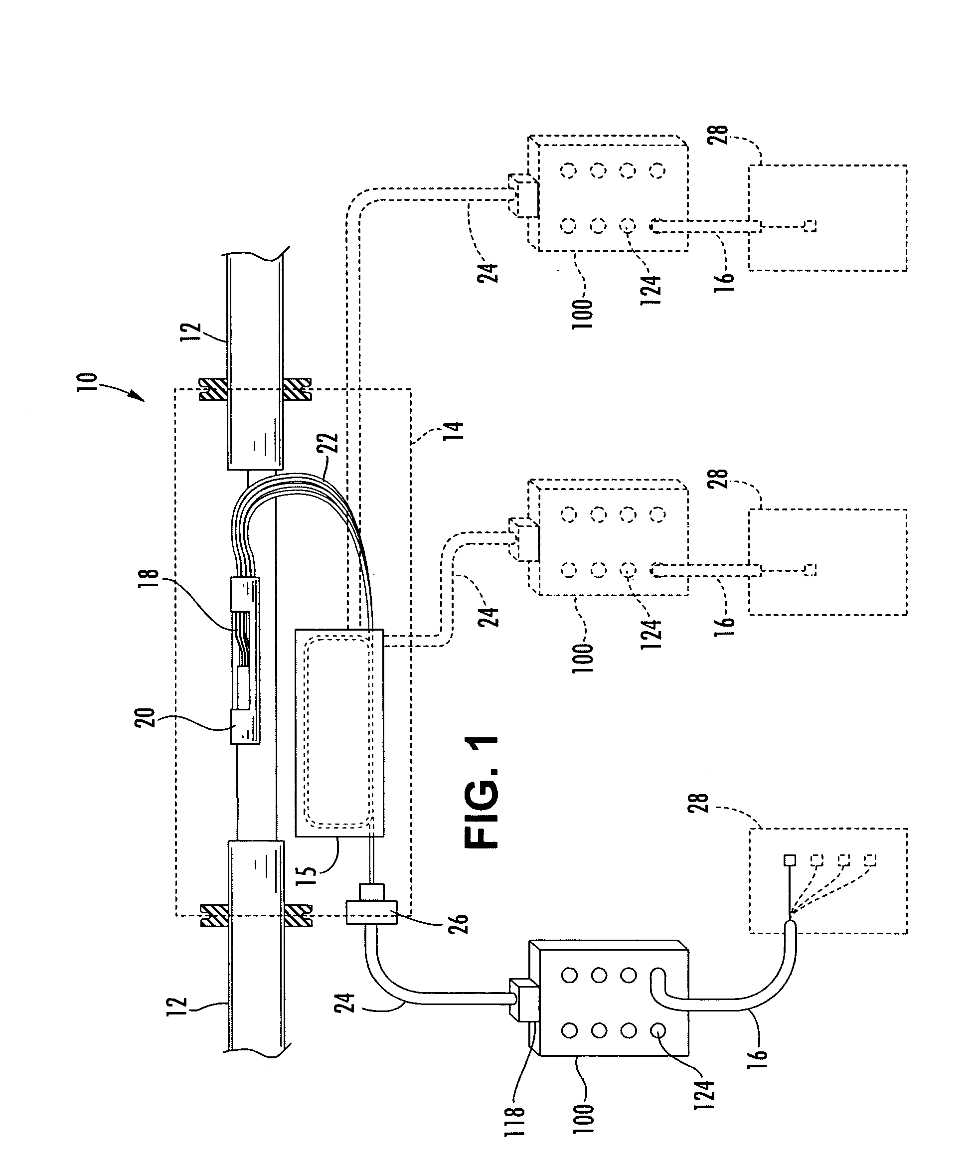 Multi-port optical connection terminal