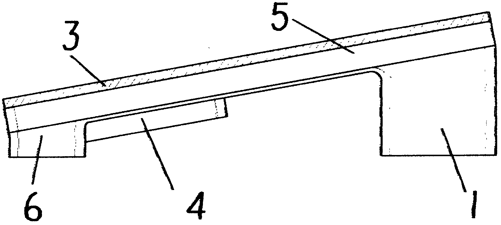 Mixed convection heat radiation type notebook computer heat radiator