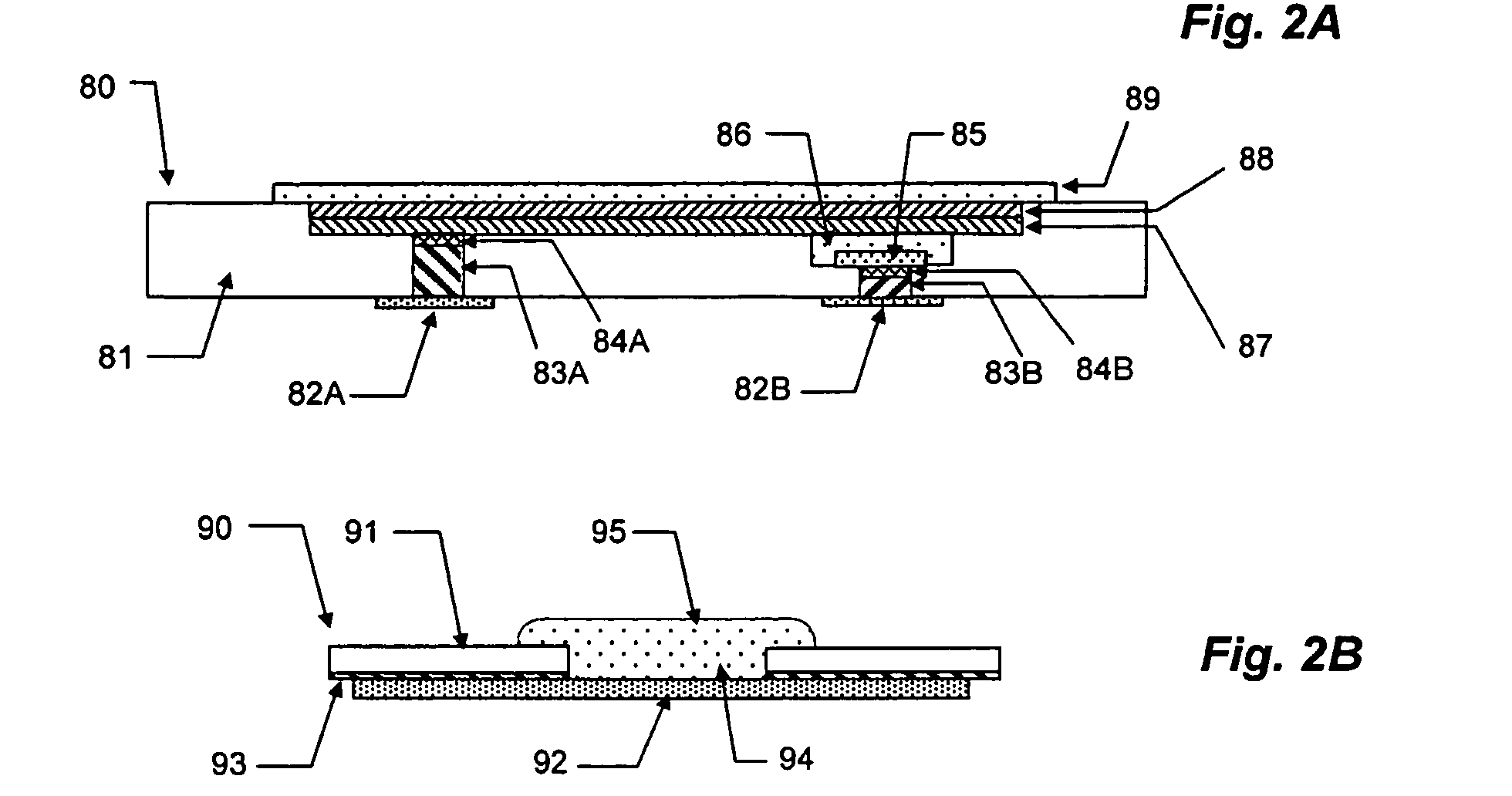 Heterogeneous membrane electrodes