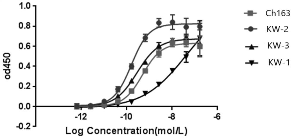 Anti-CLDN 18 fully-humanized antibody for treatment of late gastric cancer