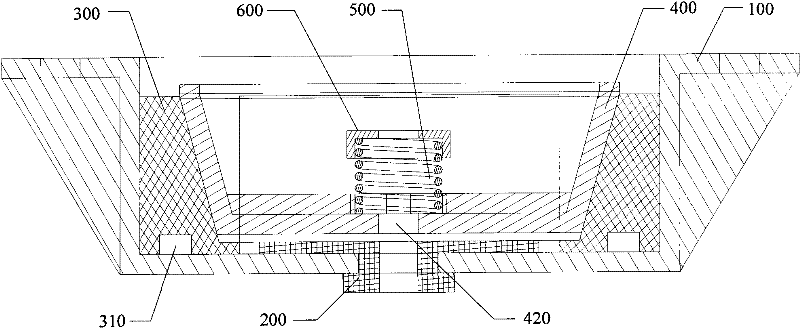 Suspension type special lamp shock absorber and lamp device thereof