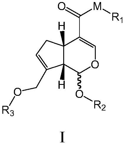 A class of genipin derivatives and their preparation and application