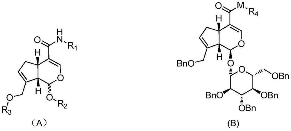 A class of genipin derivatives and their preparation and application