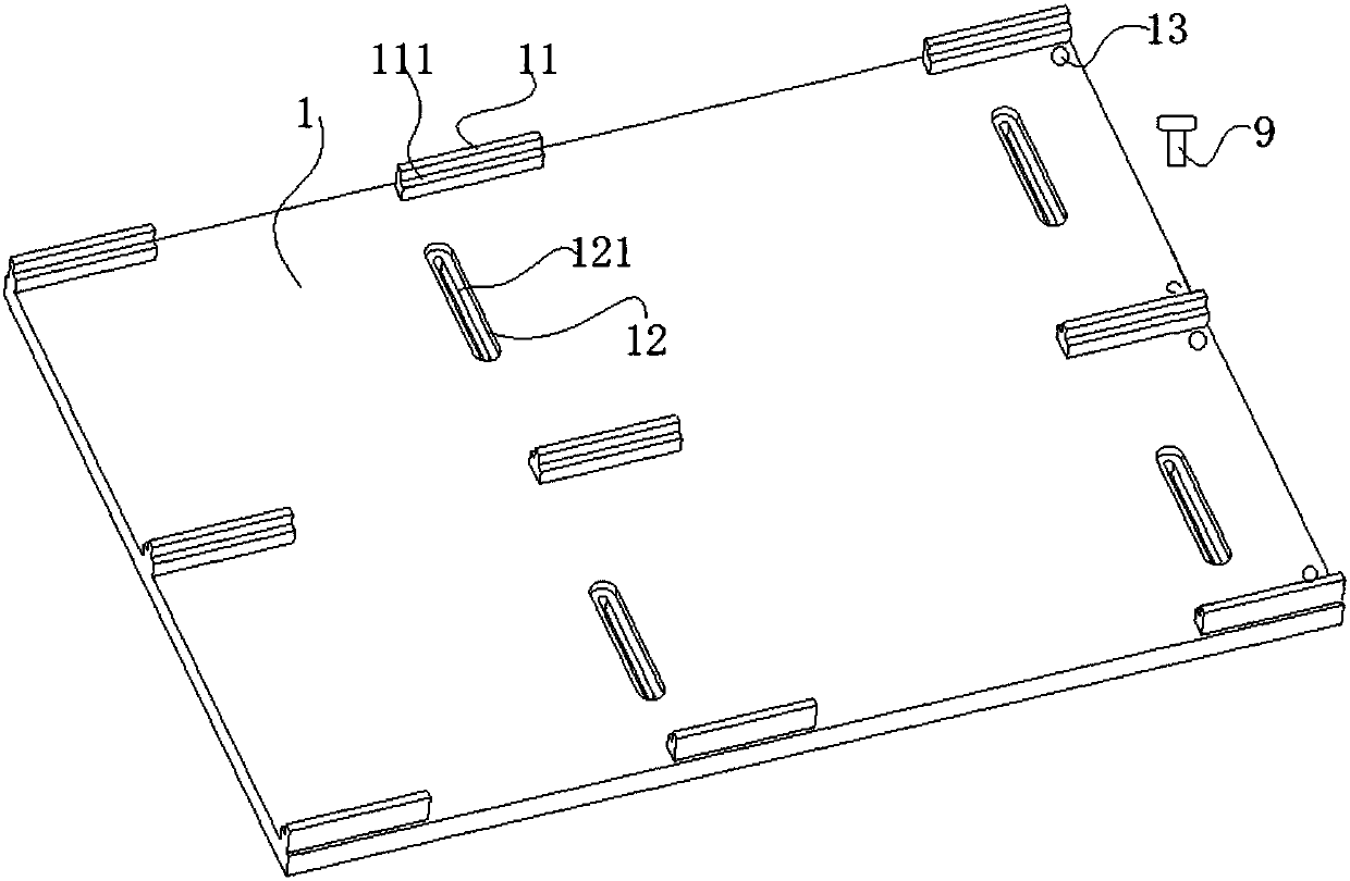 LED flexible light bar glue dispensing tool and assembly method and application thereof