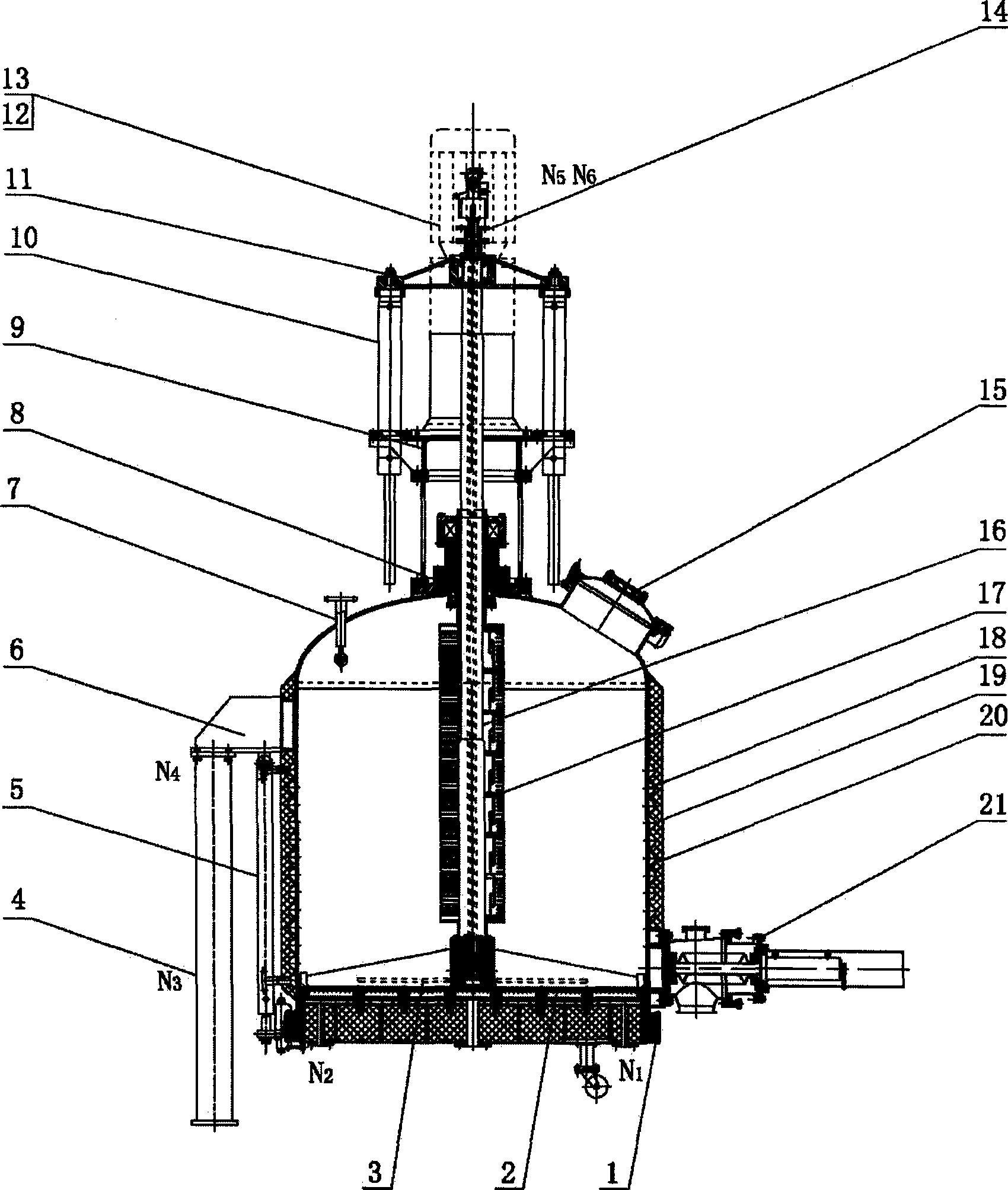 Filtering, cleaning, drying three-in-one device